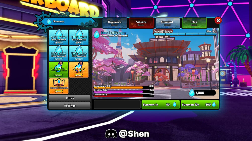 Anime Expeditions - Gacha Summon UI Mockup